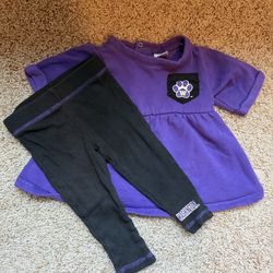 UW Husky 6-12 month outfit