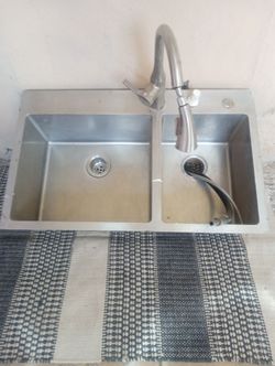 Heavy SS Ga. Kitchen Sink