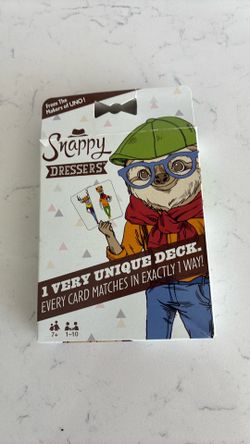 Snappy dressers card game for age of 7+