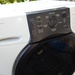 Kenmore elite quietpak h4 front load washer with pedastal / needs work