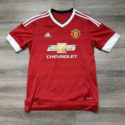Manchester United Home football shirt 2015  2016 Jersey Adidas Mens Size M 