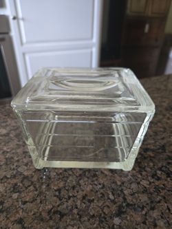 Vintage Glasbake refrigerator,  ovenware