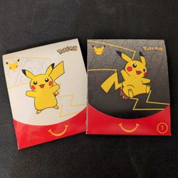 Lot Of 2 2021 McDonalds Happy Meal 25th Pokemon Anniversary Card Packs UNOPENED 