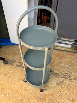 3-Tier Rolling Storage Cart with Handle