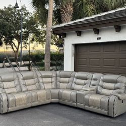 🛋️ Couch/Sofa Sectional - Recliners - Gray - Delivery Available 🚛