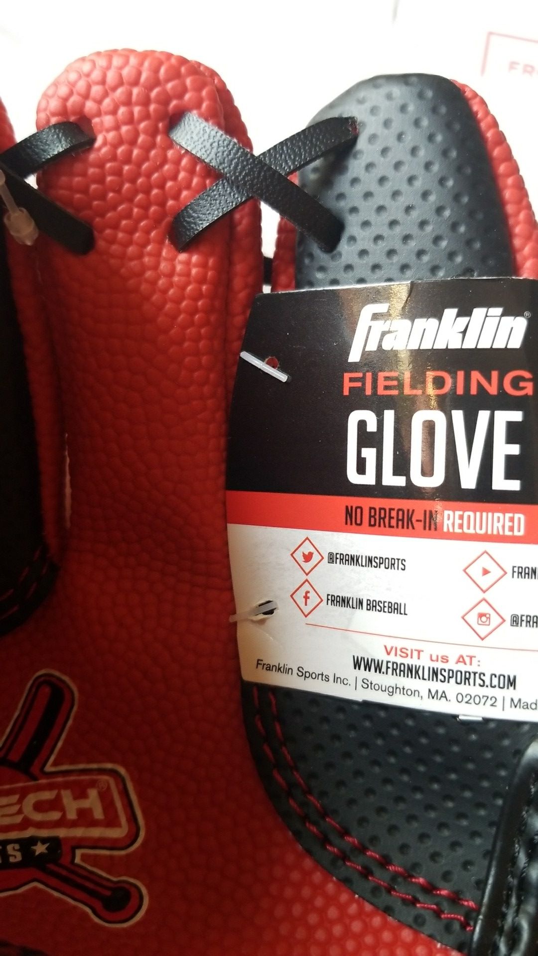 Franklin 8.5" Teeball Fielding Glove Air Tech Sports