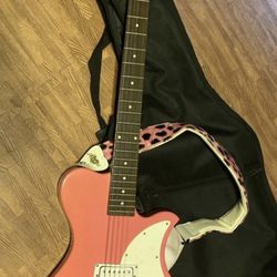 Pink First Act ME515 Electric Guitar