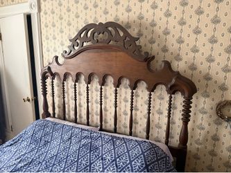 Antique Bed Headboard, Footboard and Frame ** Moving Sale**