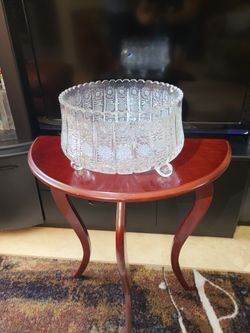 12 In Large Crystal Vase Handmade European Crystal 