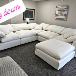 $50 Down Finance Cloud Sectional Sofa Loveseat Bedroom Set Queen Bed King Bed Mattress Dining Table Bunk Bed Vanity 