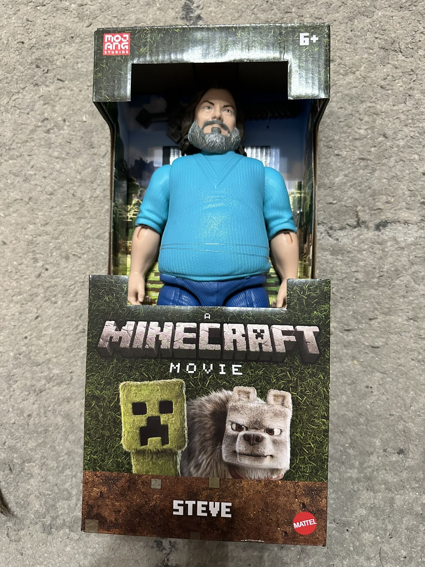 Minecraft Movie Steve 12 Inch Figure Jack Black