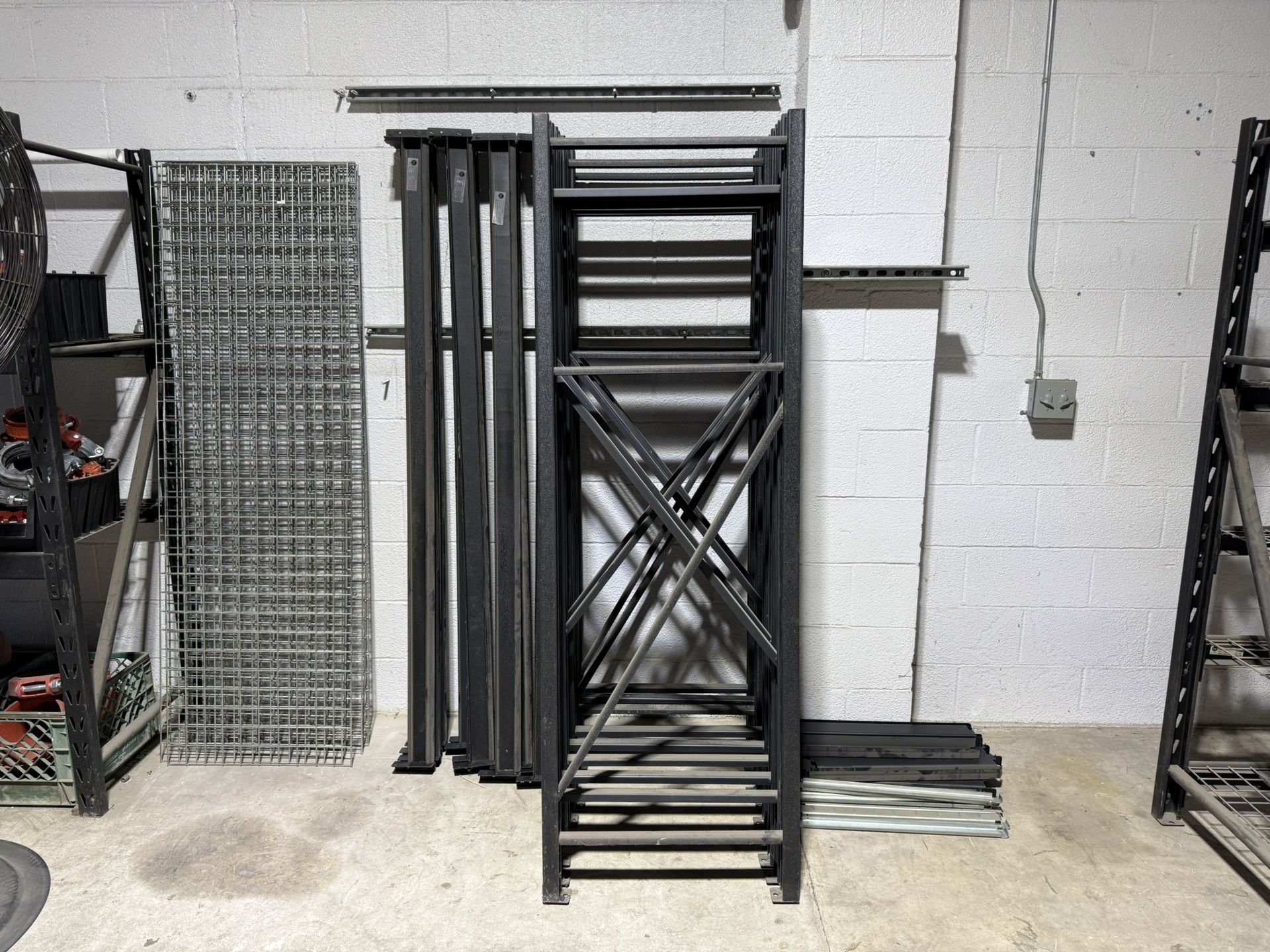 Whalen Industrial Rack, 77” x 24” x 72”