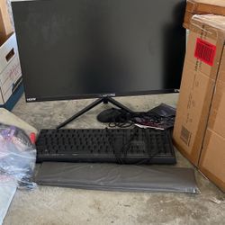 Monitor, , Keyboard, Stand