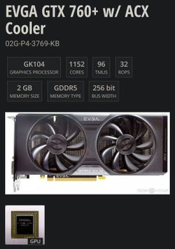 EVGA GTX 760 2GB