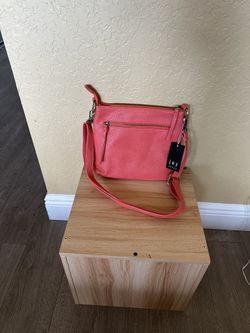 Crossbody Bag By joy Susan Peach Color
