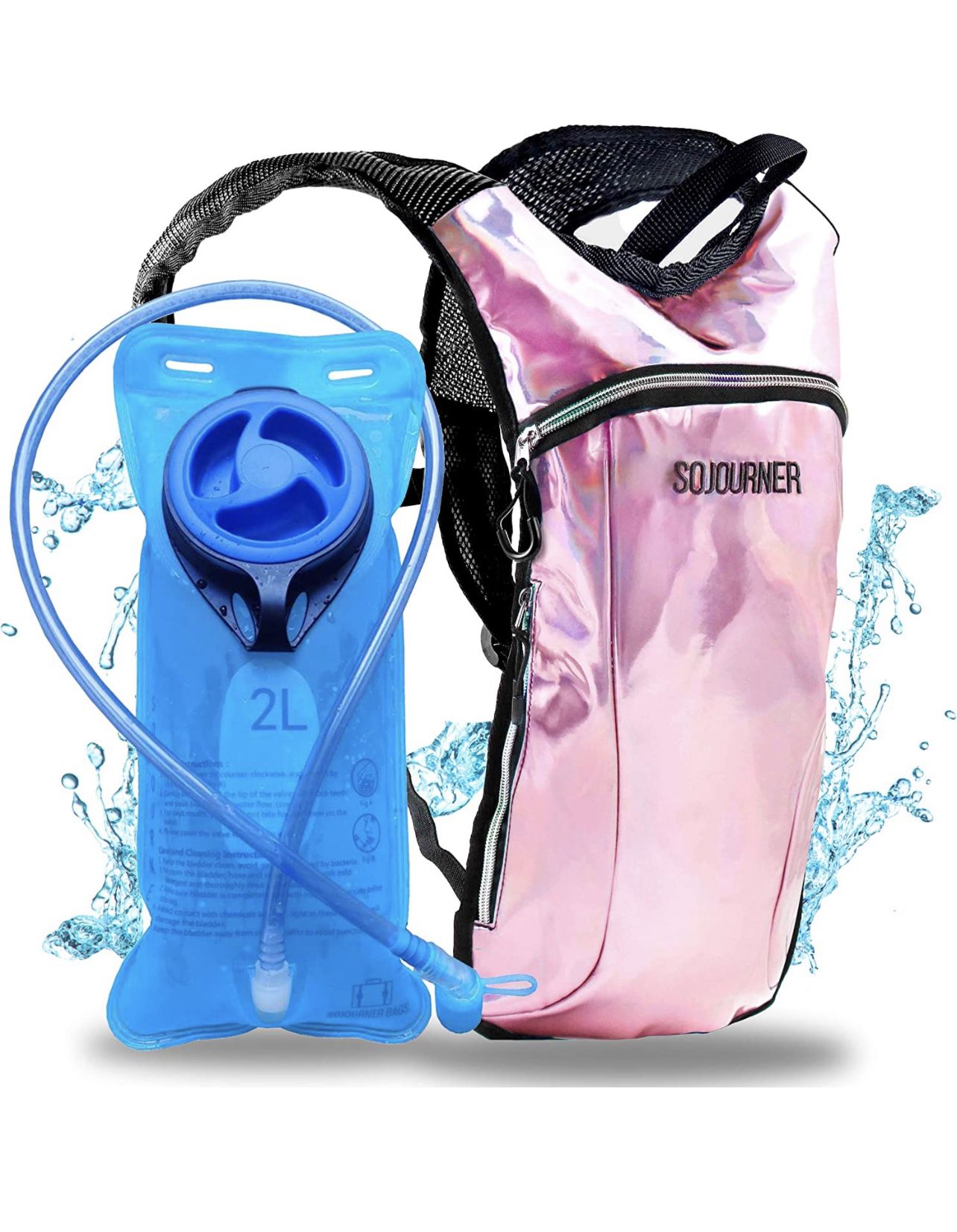 NEW Sojourner Hydration Pack Hydration Backpack Water Backpack with 2l Hydration Bladder Festival Essential - Rave Hydration Pack Hydropack Hydro for 