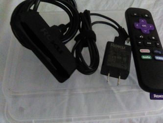 Roku model 3920X comes with charger cable , remote and HDMI cable every thing you need .New