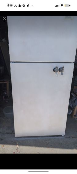 custom top-freezer kegerator conversion