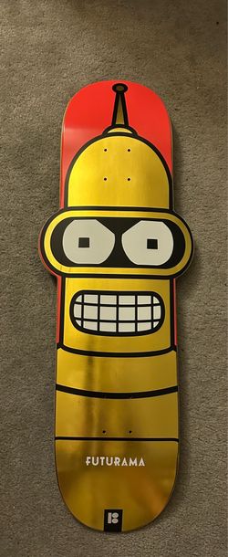 2026 SDCC Bait x Plan B Gold Bender Skate Deck