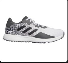 NEW Adidas Mens 9.5  S2G Spikeless Golf Shoe GV9792 White Grey -