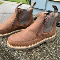 Georgia Boot Women's Side Zip Chelsea Romeo boots