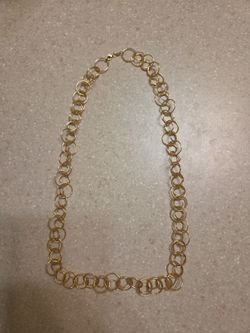 14 k gold necklace.  Weight is 15.2 grams