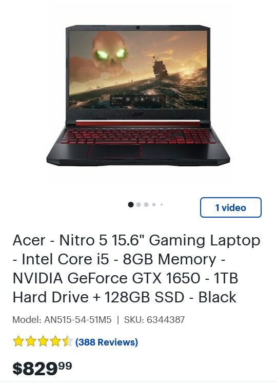 Brand New Gaming Laptop