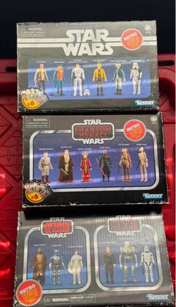 Star Wars retro collection 3 boxes