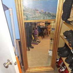 26x62  Accent  Wall Mirror And Picture