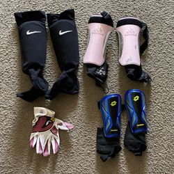 Kids Youth Sports Equipment Gear Nike Adidas Lotto Shin Guards Franklin Arizona Cardinals Receiver Glove
