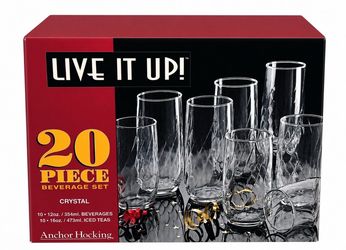 20 piece drinking set