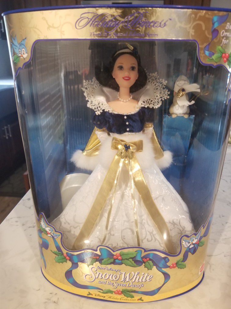 1998 Holiday Princess Barbie - Disney's Snow White 