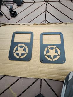 Jeep wrangler jk tail lights covers