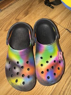Rainbow Crocs