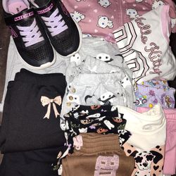 Lot of girls clothes Size  7 Including Shoes  Size 13