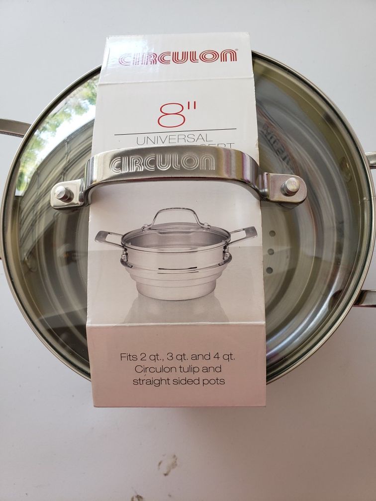 Circulon stainless steel universal steamer Insert