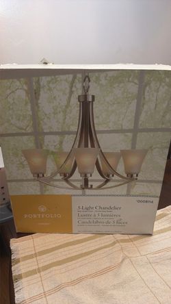 5 light chandelier