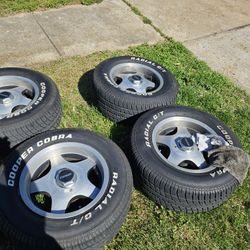 15 Inch Mag Wheels Cooper Cobra Tires
