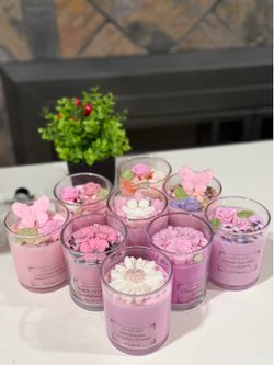 Handmade scented candles