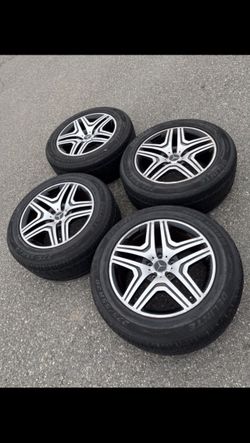4 — 275/55r20 5x112 5x4.41 Ml350 GL500 G Wagon Wheels Rims Tires!