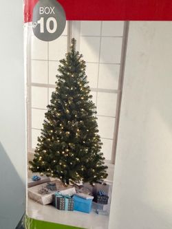 6 ft Pre-Lit Alberta Spruce Artificial Christmas Tree