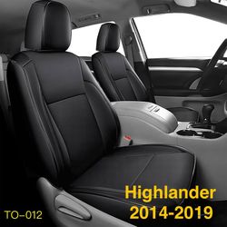 Car Seat Covers for Toyota Highlander 14—19 Three-Row 8 Seats,