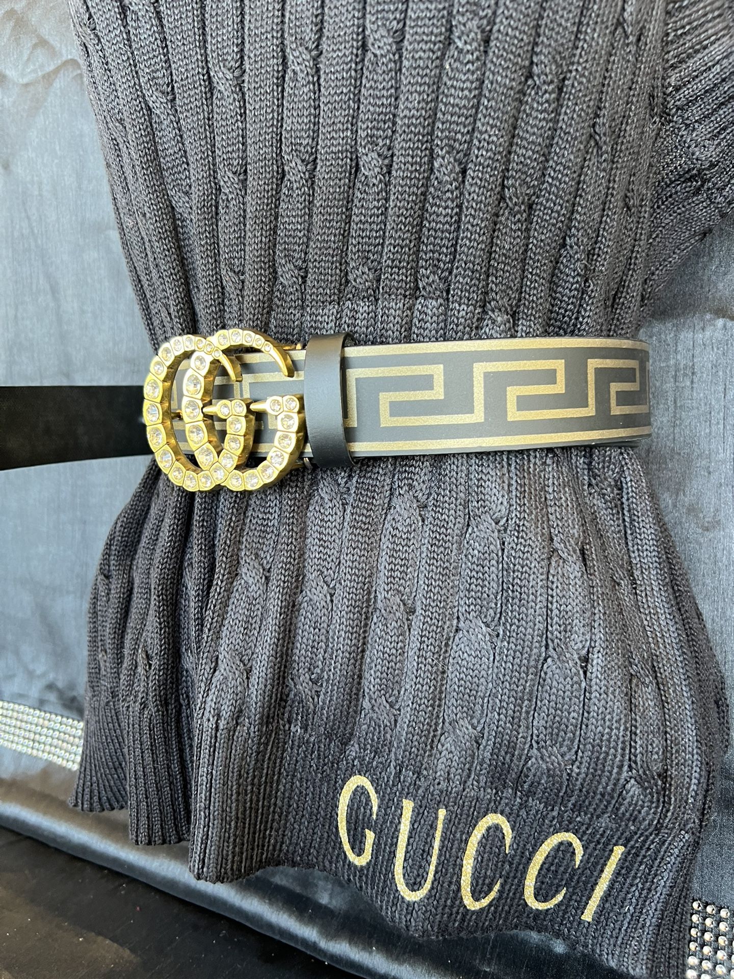 Gucci Belt And Vest Sweater Shirt $59