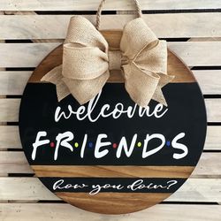 Welcome Round Door Signs