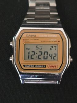 Casio A158WE Digital Quartz 80's Retro Watch
