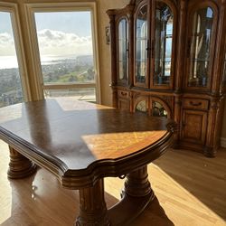 Genuine Wood Dining Table 