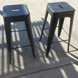 Metal Bar Stools $40