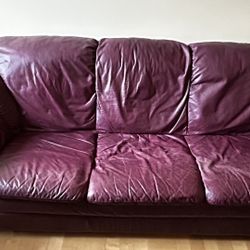 Free leather sofa