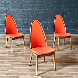 1x Mid-Century Modern Desk Chair by Stakmore, c.1960's - Delivery Available 