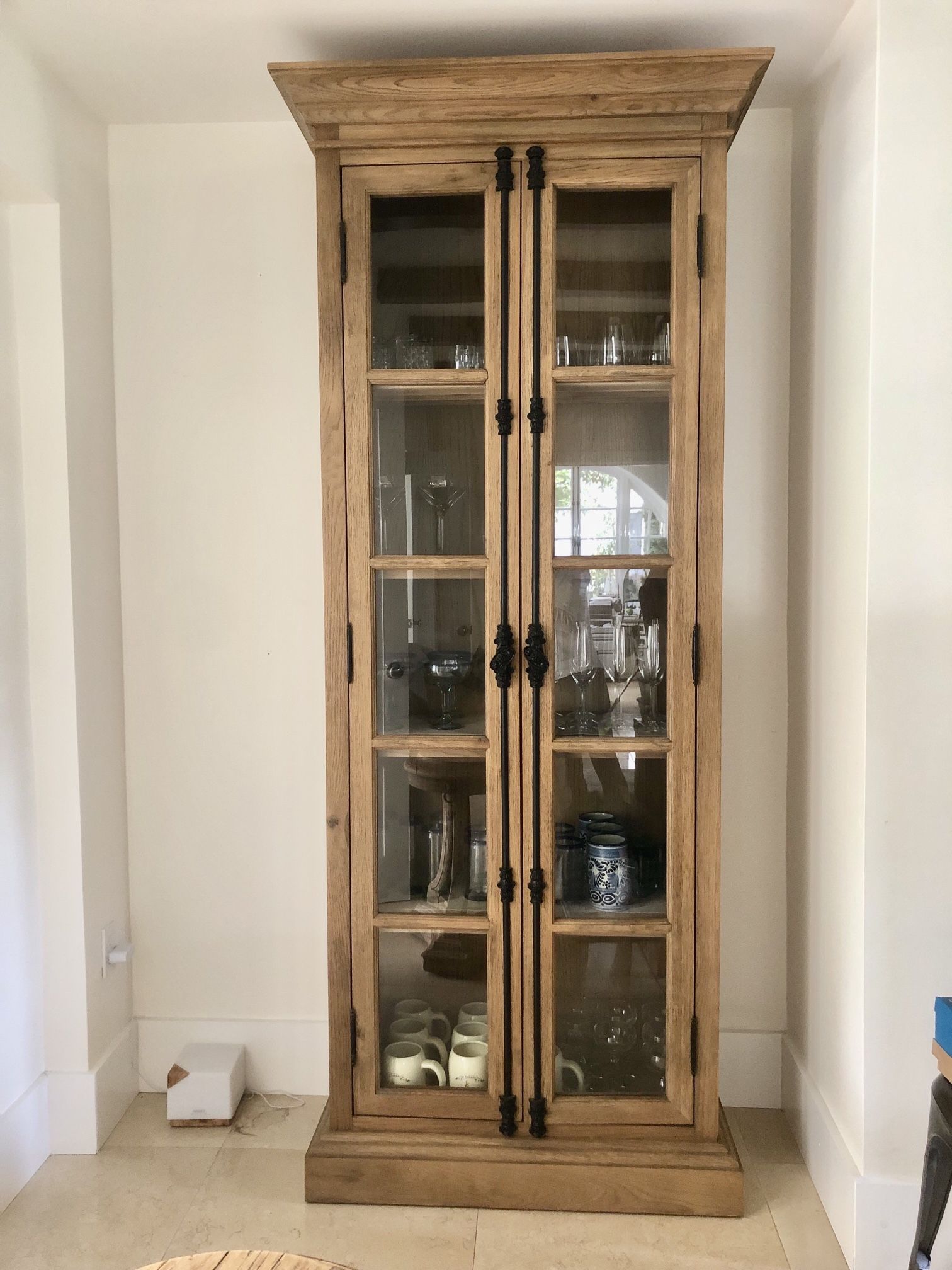 Restoration Hardware French Casement Double Door Cabinets (2)